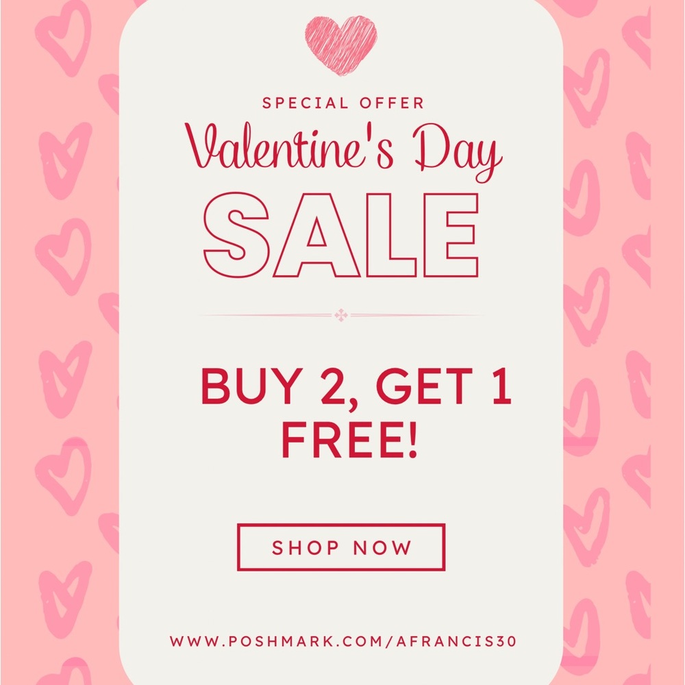 VDay Sale on ALL ITEMS!